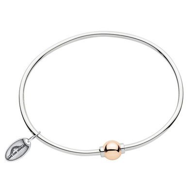 SS and Rose Gold Cape Cod Single-Ball Bracelet