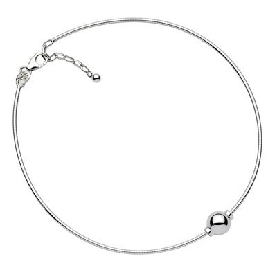 SS Cape Cod Single-Ball Anklet