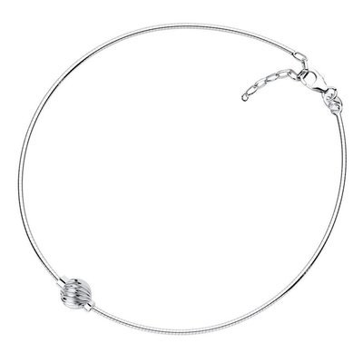 SS Cape Cod Swirl-Ball Anklet