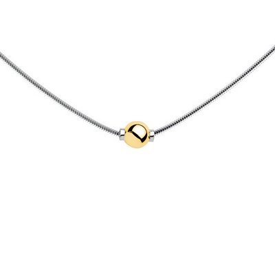SS and Yellow Gold Cape Cod Necklace