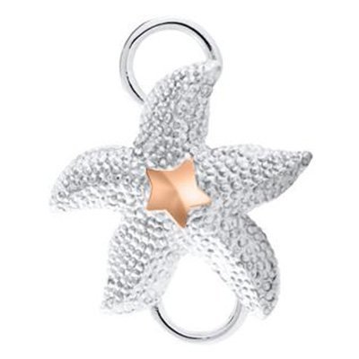 SS and Rose Gold Convertible Starfish Clasp