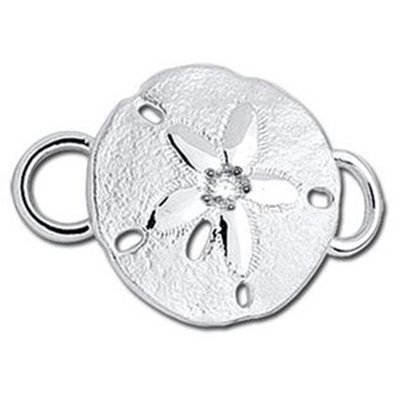 SS Convertible Diamond Sand Dollar Clasp
