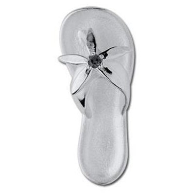 SS Convertible Sapphire Flip Flop Clasp