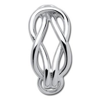 SS Convertible Square Knot Clasp