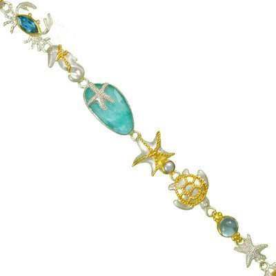 Michou "Big Blue Ocean" Bracelet - Poseidon's Treasures