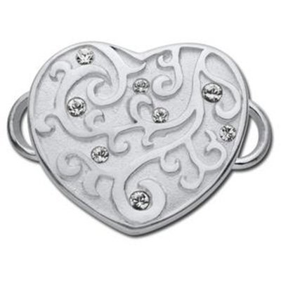 SS Convertible Valentine Heart Clasp