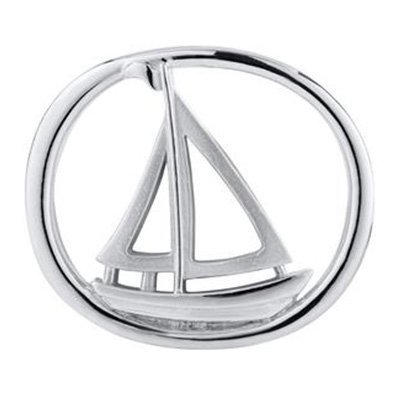 SS Convertible Racing Sailboat Clasp