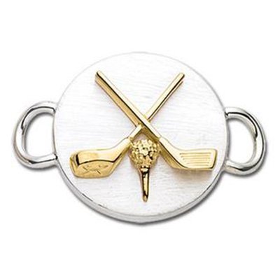 SS and Yellow Gold Convertible Golf Clasp
