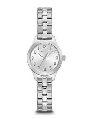 Caravelle Ladies' Silver-Tone Watch