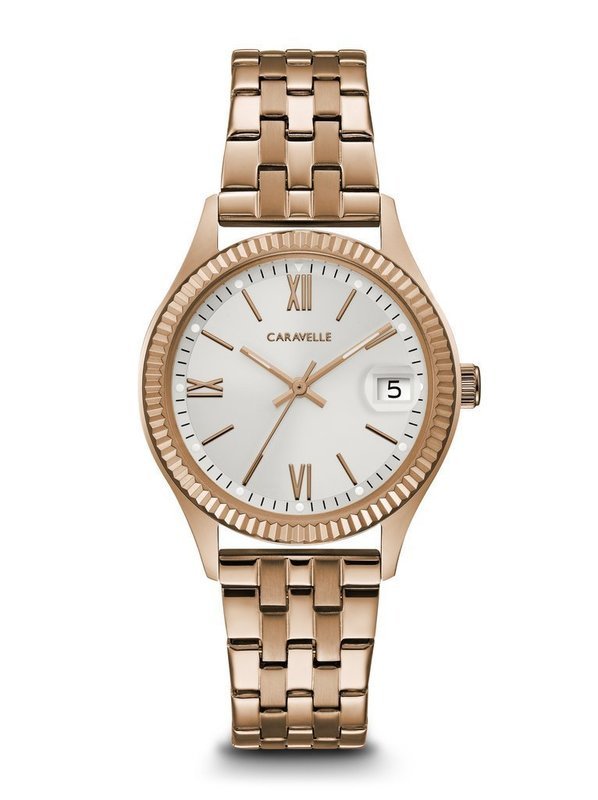 Caravelle Ladies' Rose-Tone Watch