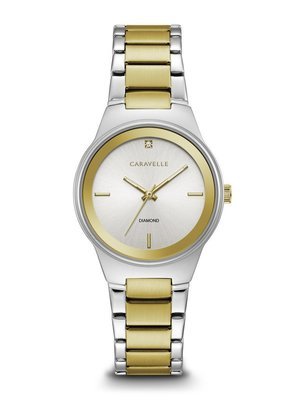 Caravelle Ladies' Two-Tone Diamond Watch