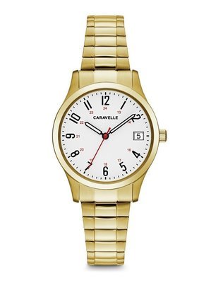 Caravelle Ladies' Gold-Tone Watch
