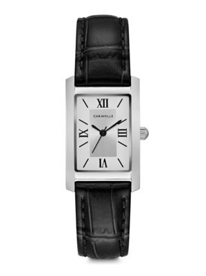 Caravelle Ladies' Silver-Tone Roman Numeral Watch