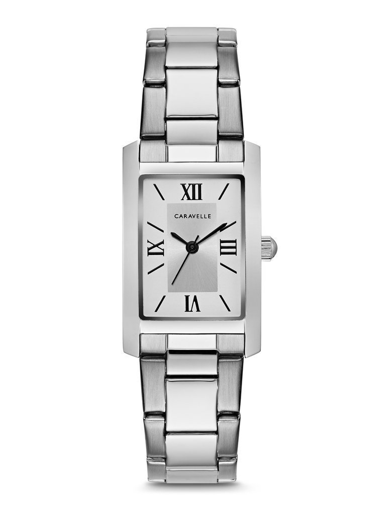 sweater skildpadde Scorch Caravelle Ladies' Silver-Tone Roman Numeral Watch
