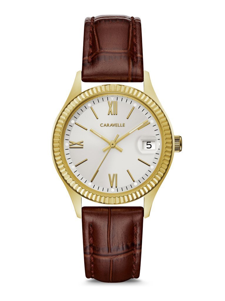 Caravelle Ladies' Gold-Tone Watch