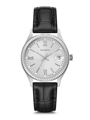 Caravelle Ladies' Silver-Tone Watch