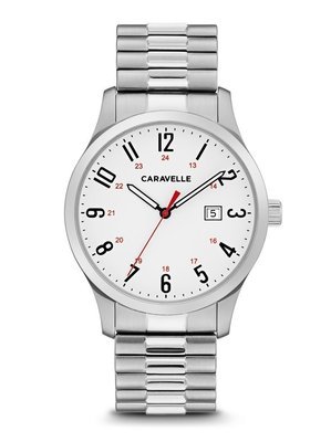 Caravelle Gents' Silver-Tone Classic Watch