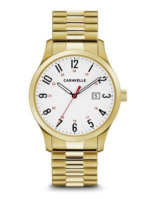 Caravelle Gents' Gold-Tone Classic Watch