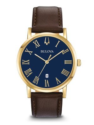 Gents' Bulova Gold-Tone Slim Classic Watch