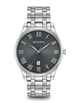 Gents' Bulova Silver-Tone Classic Watch