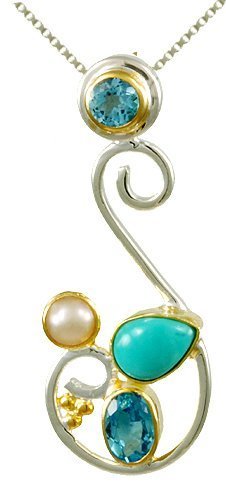Michou "Skyswept" Pendant - Harmonics Collection