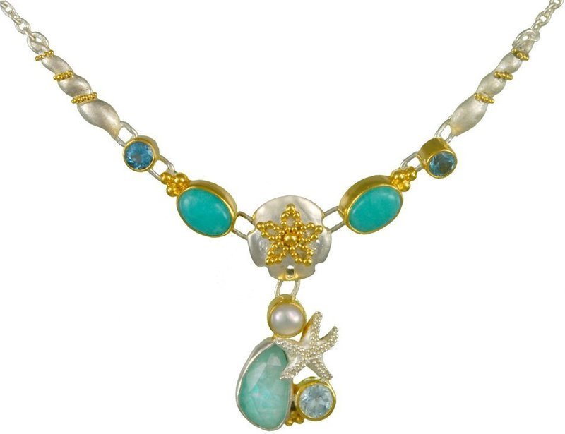 Michou "Blue Reef" Necklace - Poseidon's Treasures