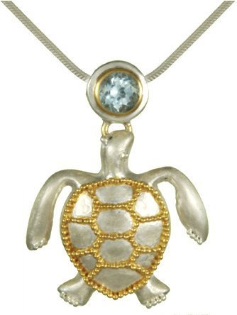 Michou "Sea Turtle" Pendant - Poseidon's Treasures