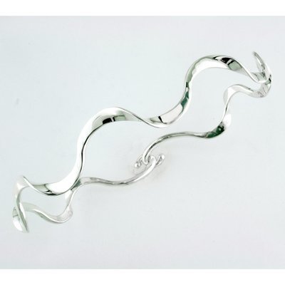 Sterling Silver Ruffle Bracelet