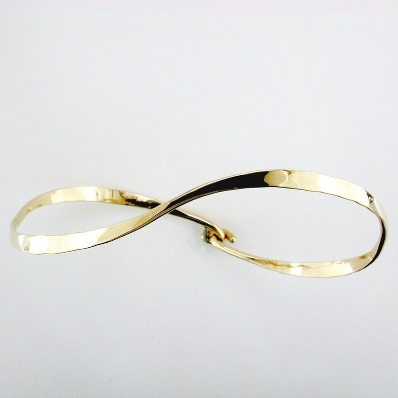 14K Yellow Gold  Wavy Bracelet