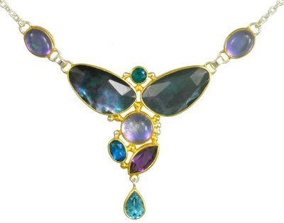 Michou "Mystic Cascade" Necklace - Iridescence Collection