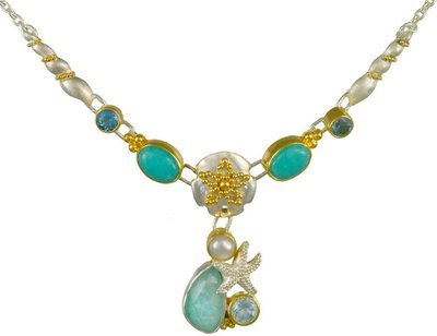 Michou "Blue Reef" Necklace - Poseidon's Treasures