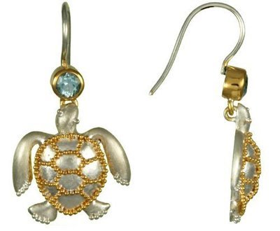 Michou "Sea Turtle" Earrings - Poseidon's Treasures
