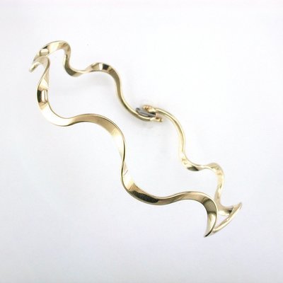 14K Yellow Gold Ruffle Bracelet
