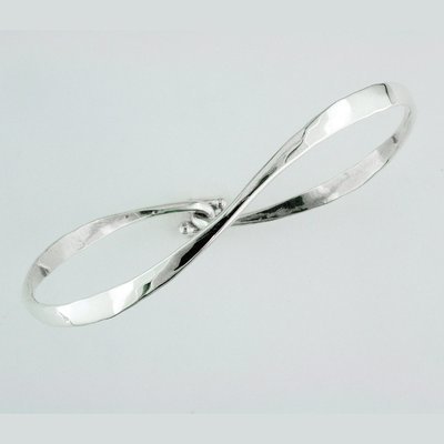 Sterling Silver Wavy Bracelet
