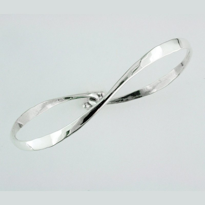 Sterling Silver Wavy Bracelet