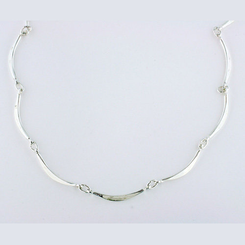 Sterling Silver Scallop Necklace