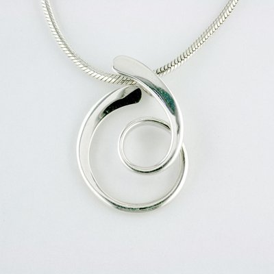 Sterling Silver Loop-de-Loop Pendant