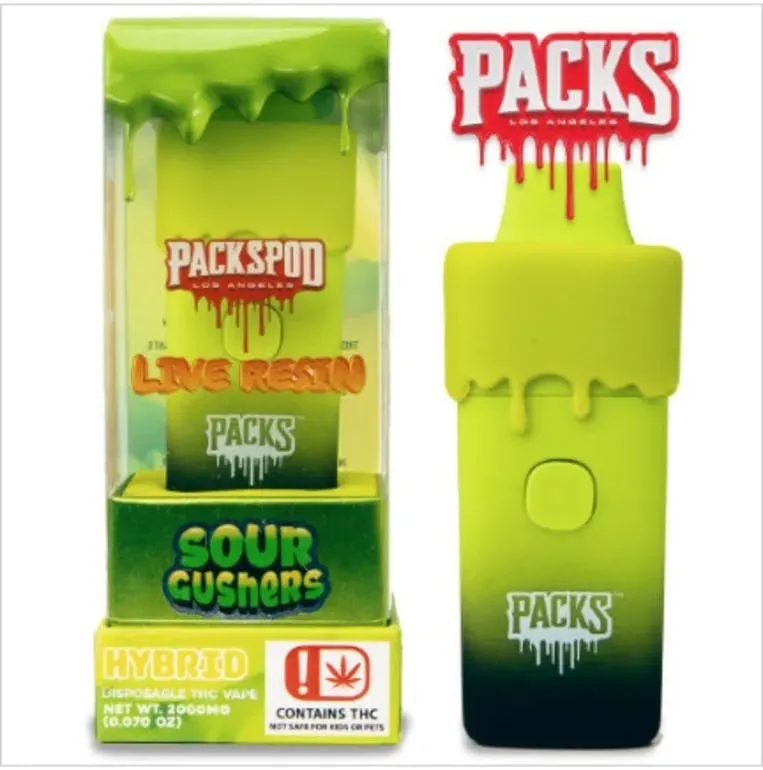 PACKSPOD live resin 2g Disposable Vape