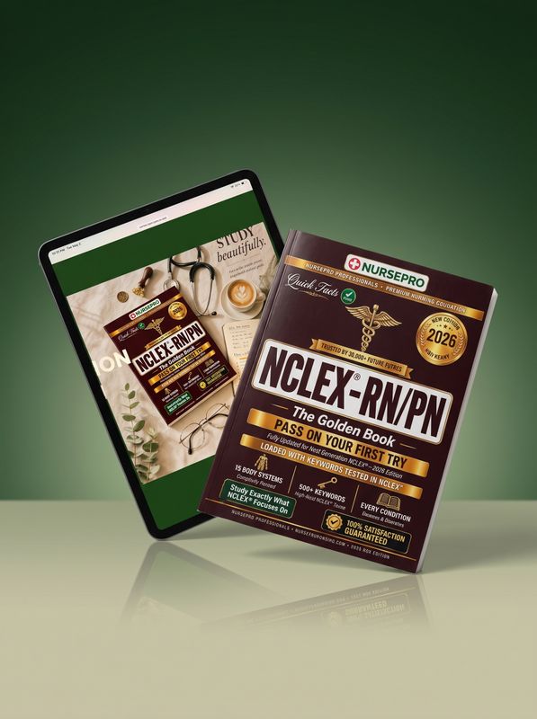 NCLEX-RN & NCLEX-PN Quick Facts Review Book | The Golden Book