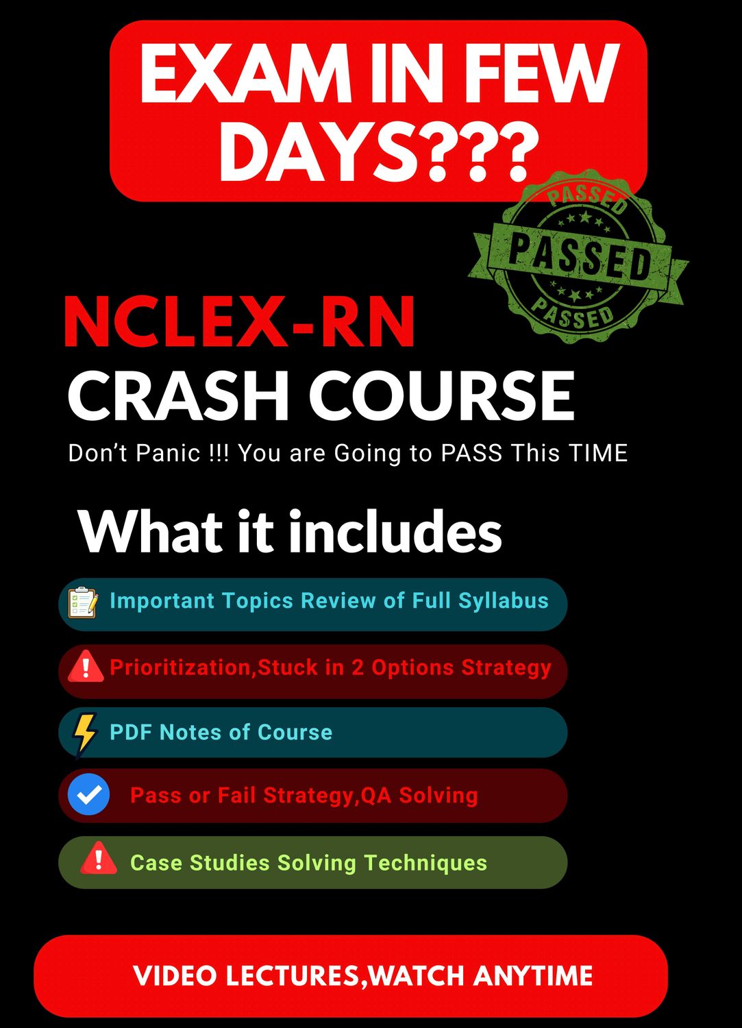 NURSEPRO CRASH COURSE