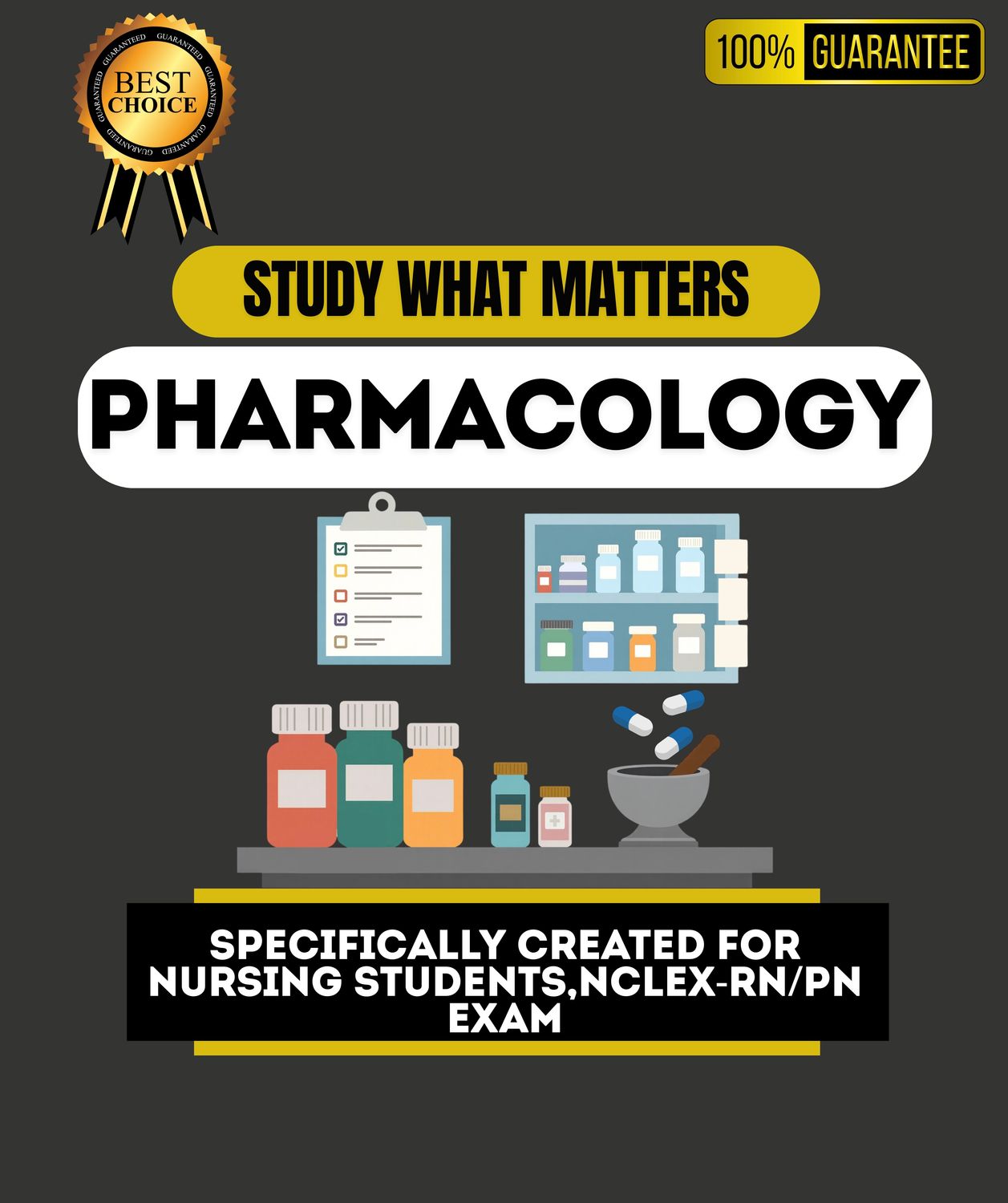 PHARMACOLOGY FOR NCLEX-RN/PN EXAM PHARMACOLOGY FOR NCLEX-RN/PN EXAM