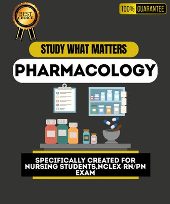 PHARMACOLOGY FOR NCLEX-RN/PN EXAM