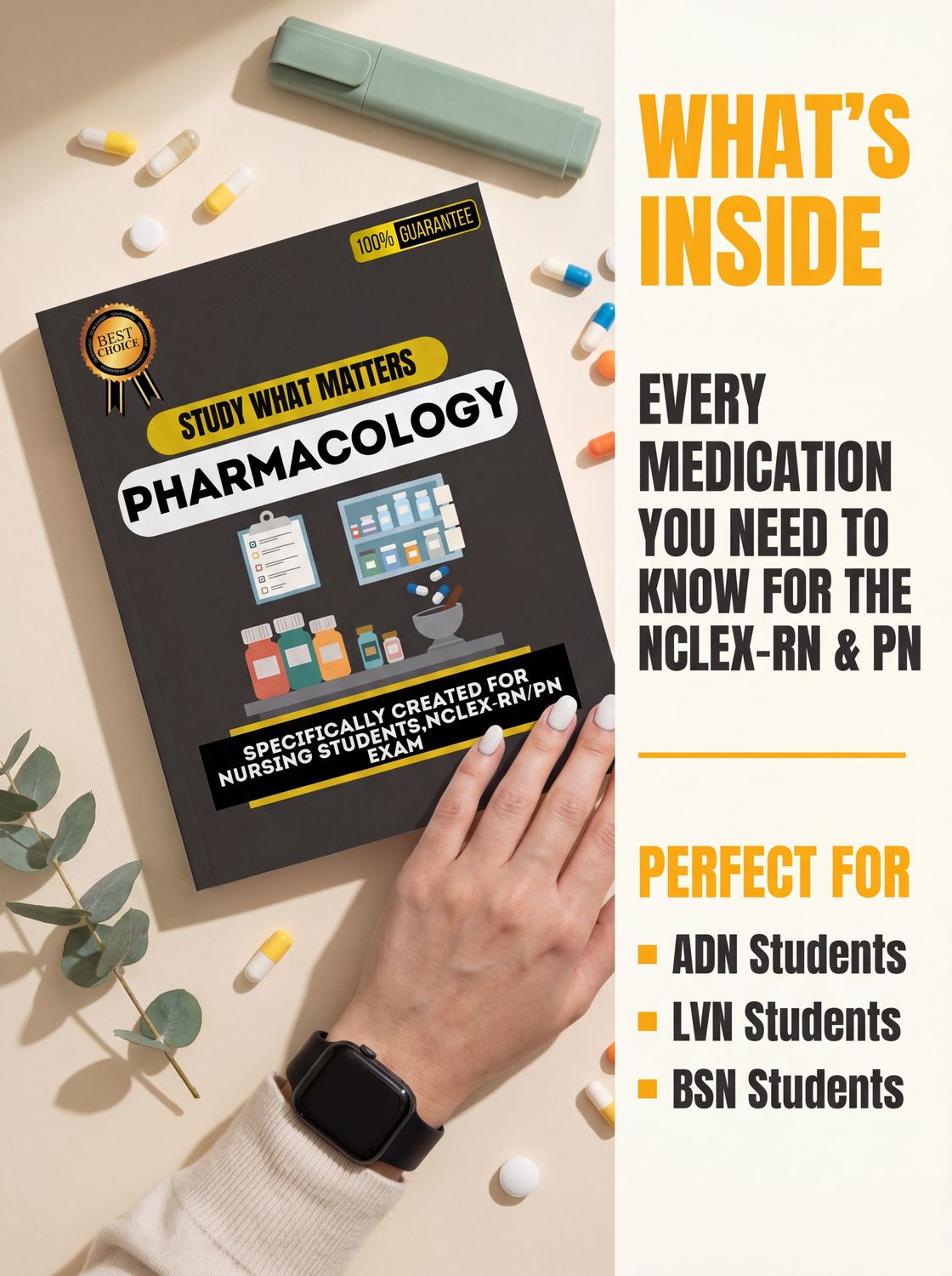 PHARMACOLOGY FOR NCLEX-RN/PN EXAM