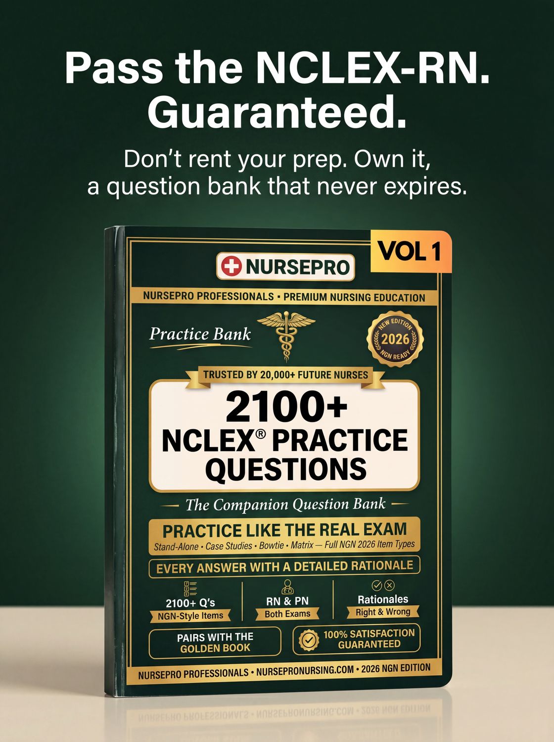 NCLEX Master Book | 2100+ NGN-Style Practice Questions (2026 Edition)