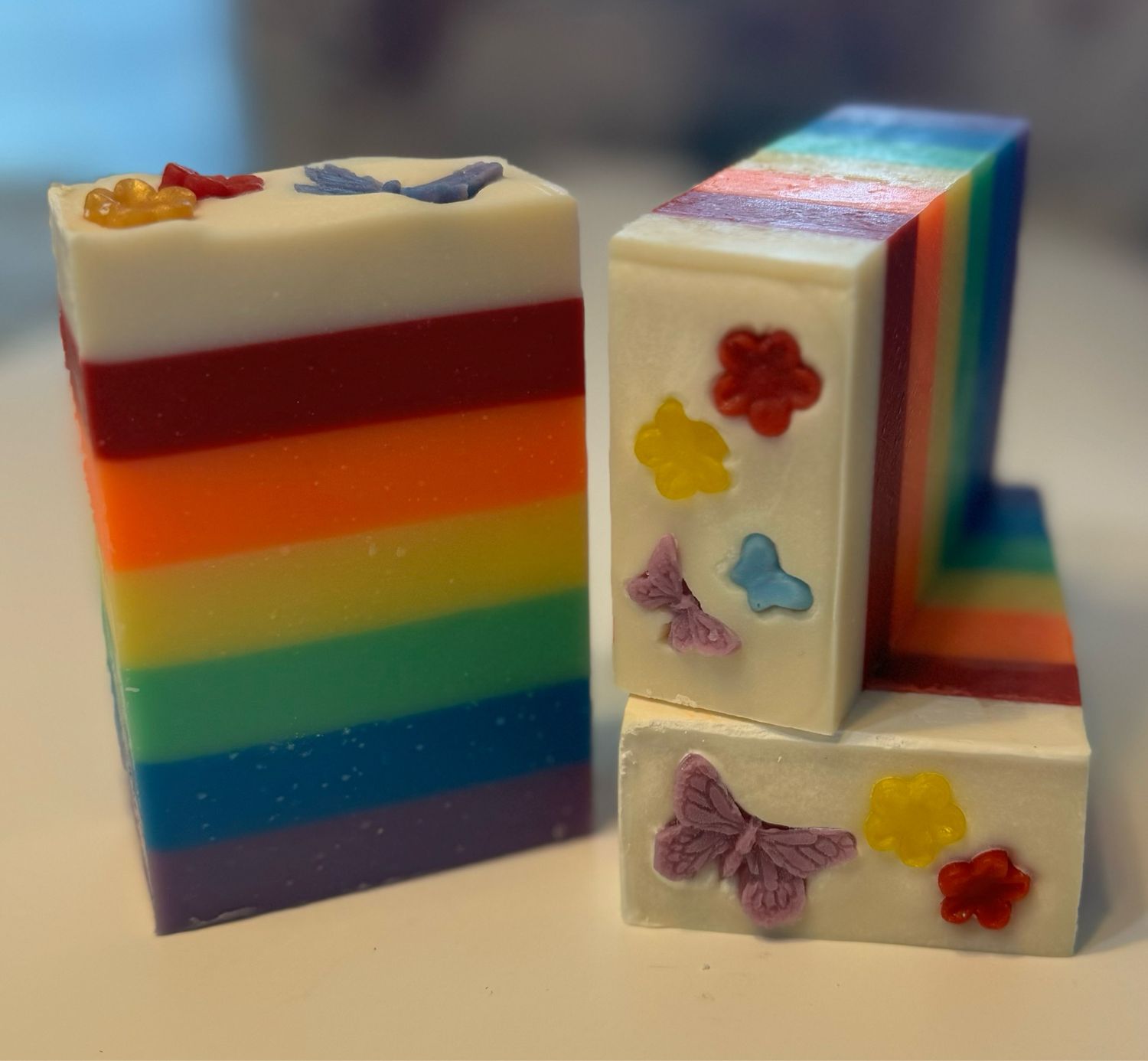 Rainbows And Butterflies Soap