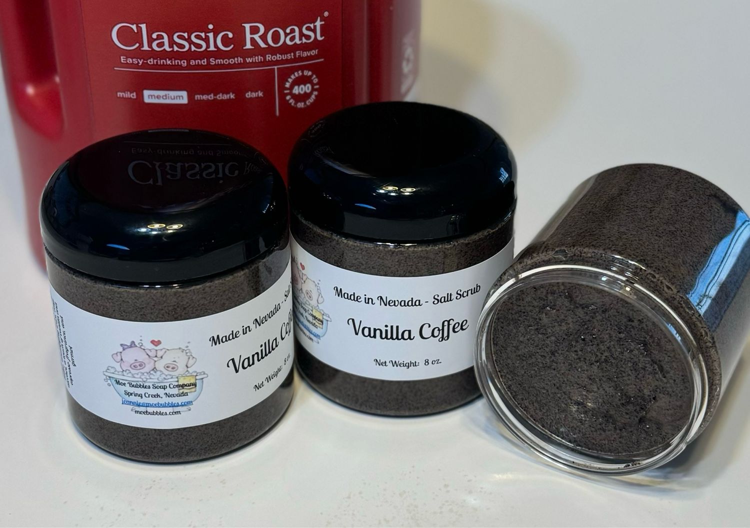 Salt Scrub Vanilla Coffee
