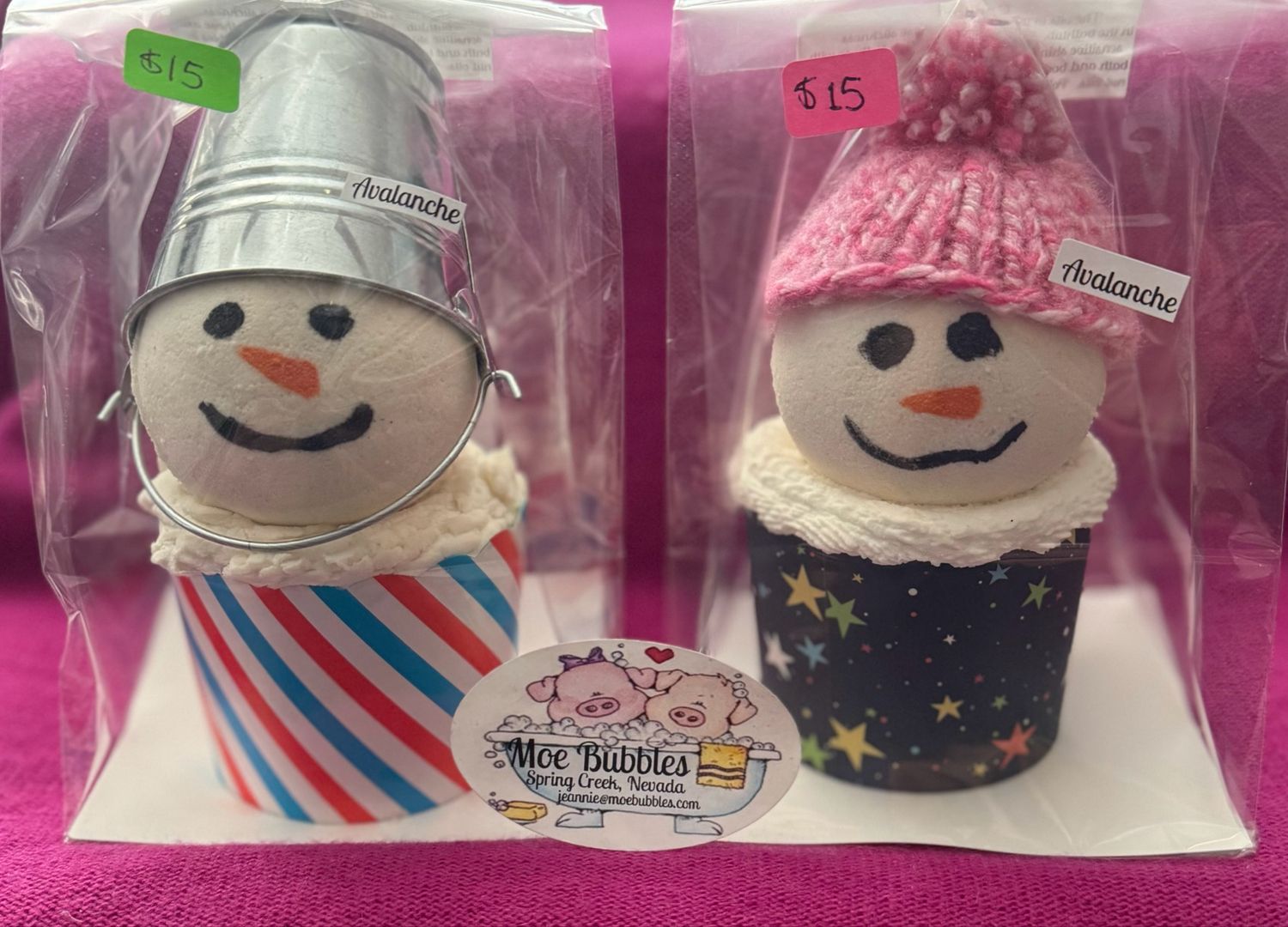 Snowman Bath Bomb Parfait ⛄️