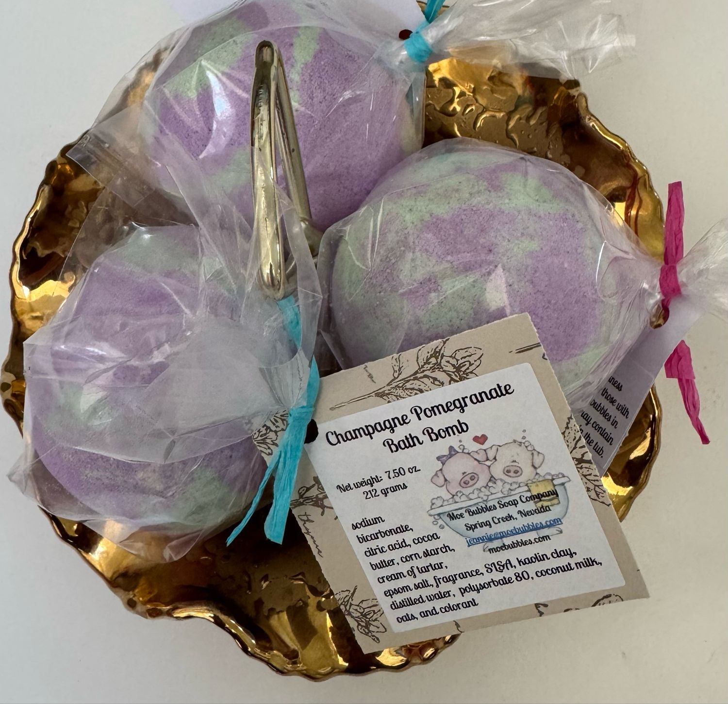 Champagne Pomegranate Bath Bomb