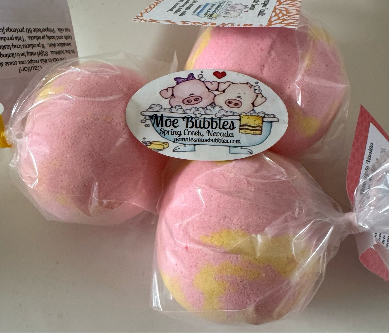 Pink Pineapple Vanilla Bath Bomb
