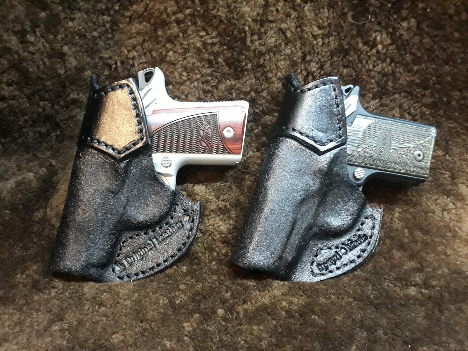 Micro Gun Custom Leather Pocket Wallet Holster